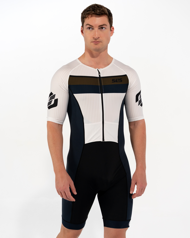 Men's Elite Rapide Mach 1 Tri Suits - Osaka White